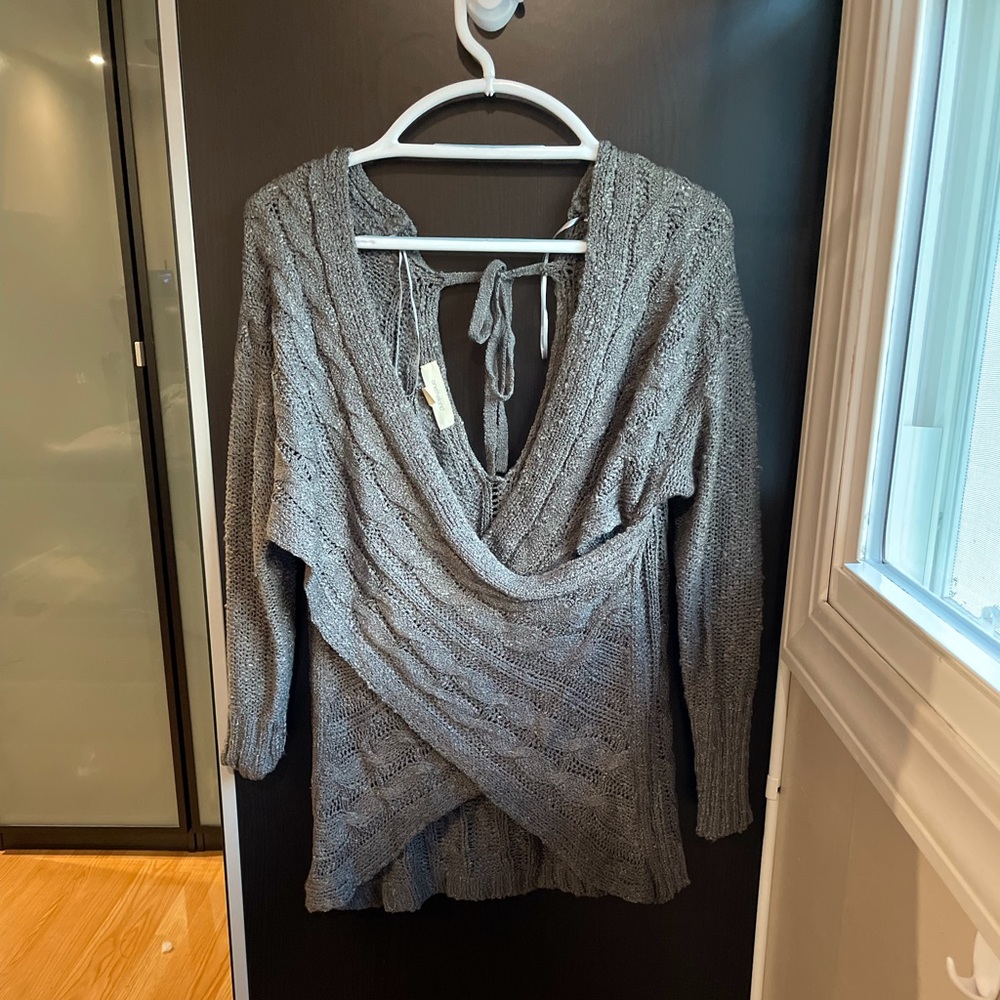 Gray sweater